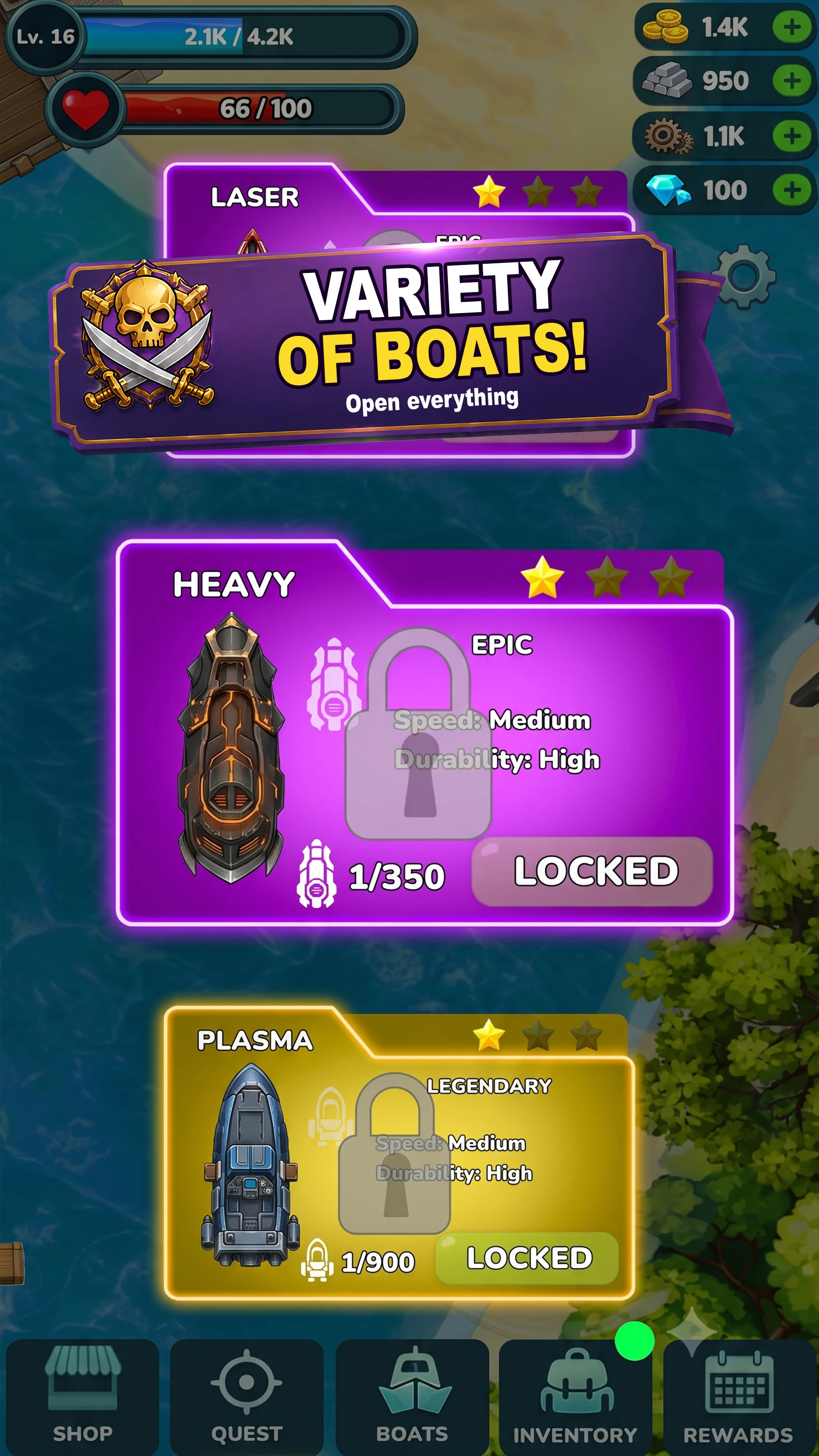Boat Wars: Sea Overlord screenshot